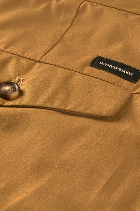 BLAKE - REGULAR SLIM-FIT PLEATED STRETCH-POPLIN CHINO MOON S 8