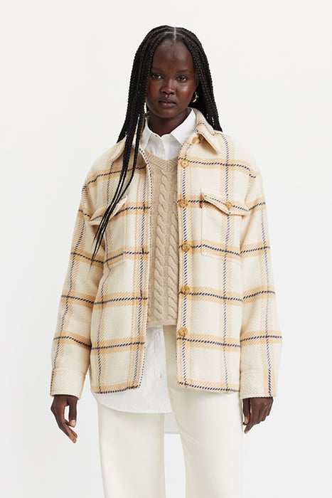 LOLA SHACKET IN BEIGE CHECK 1