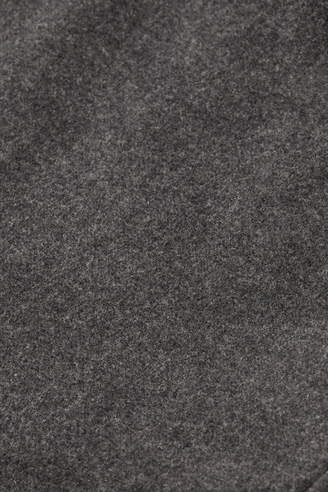 MAIA - MID RISE TAPERED LEG WOOL FLANNEL PULL-ON PANT CHARCO 3