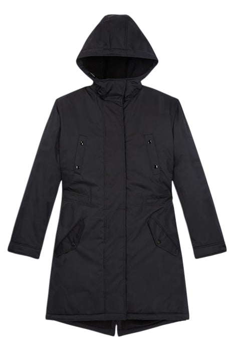 PARKA WITH FAKE SHEEP LINING BLACK 5
