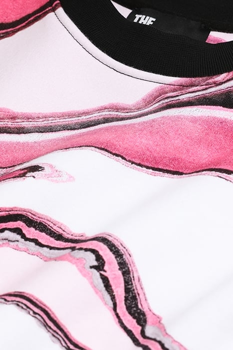 SWEAT MARBLE ROSE WHITE PINK 2