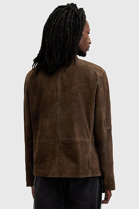 CORA SUEDE JACKET WOODLAND BROWN 2