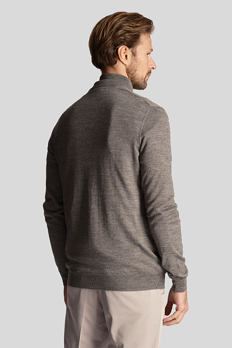 GOLF CORE 1/4 ZIP MERINO MIX MID GREY MARL 2