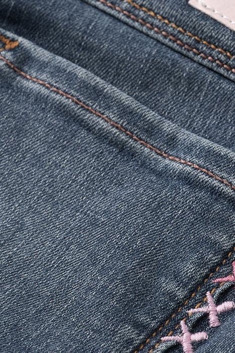 GIRLS MILOU SKINNY JEANS – ELECTRIC BLUE 7