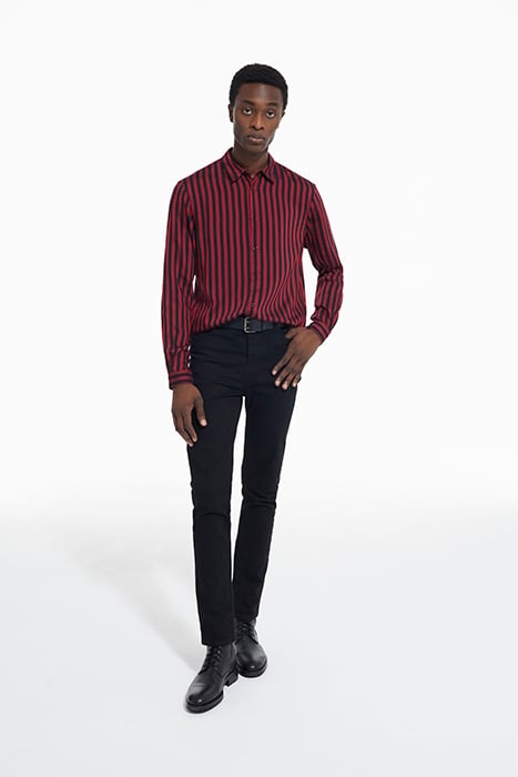 CHEMISE MANCHES LONGUES RED / BLACK 3