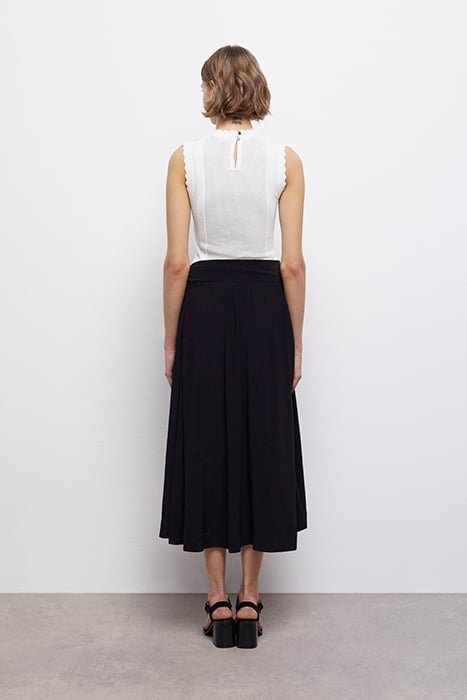 JUPE LONGUE NOUEE BLACK 2