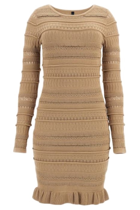 BETH SWEATER DRESS MACCHIATO MULTI 4