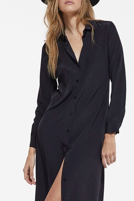 ROBE EN SOIE CDC BLACK 4