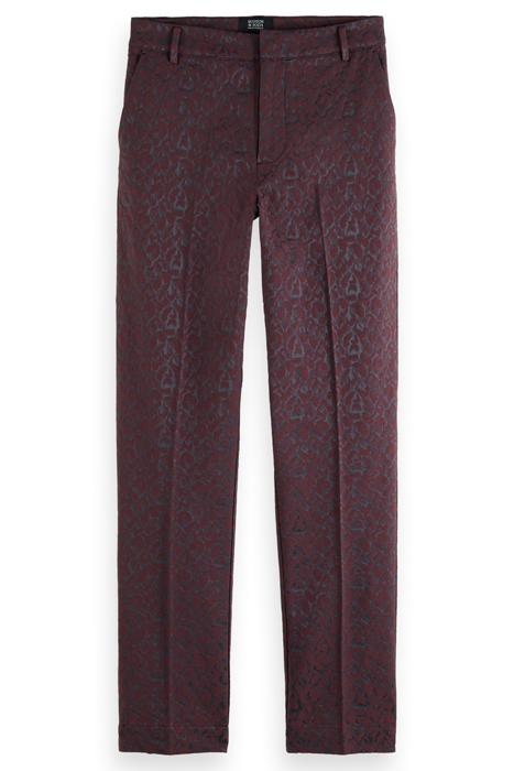 LOWRY - MID RISE LEOPARD JACQUARD PANT LEOPARD JACQUARD BORD 4