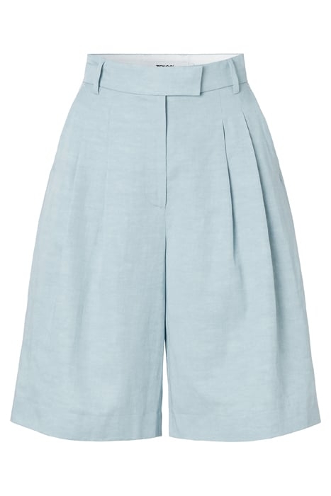 LINEN LYOCELL SHORTS BLUE HAZE 4