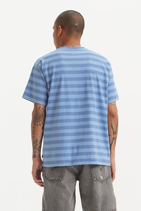 RED PRINTED T-SHIRT BLUE 2