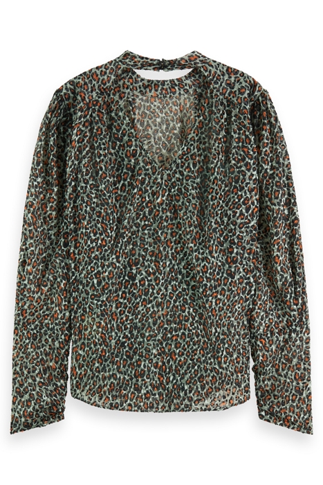 MOCK NECK TOP WITH OPEN BACK DETAIL CREATURES OF THE NIGHT F 5