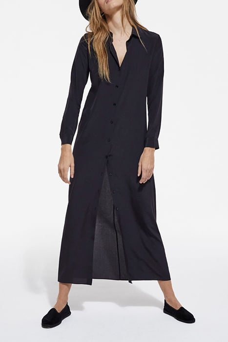 ROBE EN SOIE CDC BLACK 1