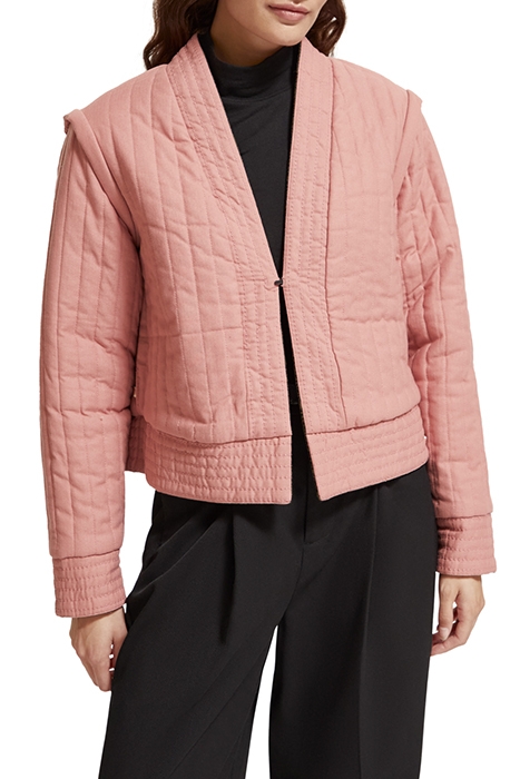 QUILTED REVERSIBLE JACKET LEOPARD SPOT GREEN 7