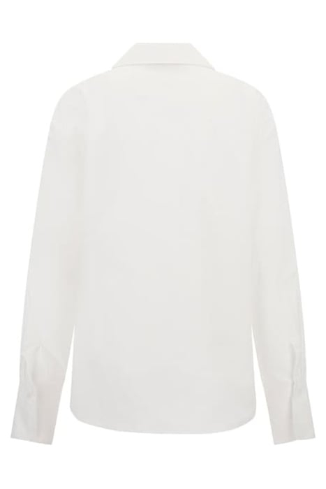 LISA SHIRT POPELINE TRUE WHITE BUTTON-DOWN 5