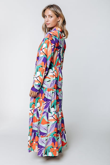 VIANNE BIG FLOWER MAXI DRESS MULTICOLOR 3