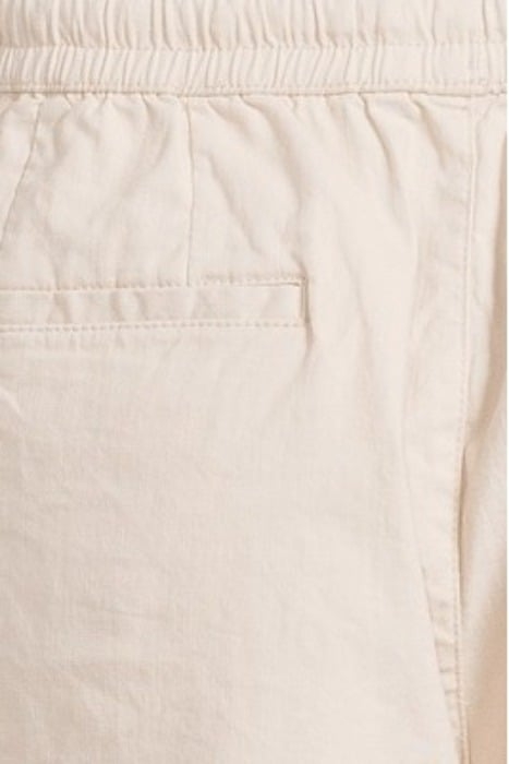 ELASTIC WAIST SHORT NEUTRAL MILK 5