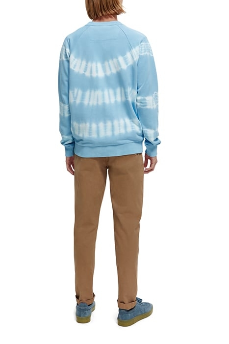 TIE-DYE ARTWORK RELAXED-FIT SWEATSHIRT SKY 3