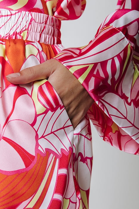 TILLY BIG FLOWER SLIT SHORT MULTICOLOR 4