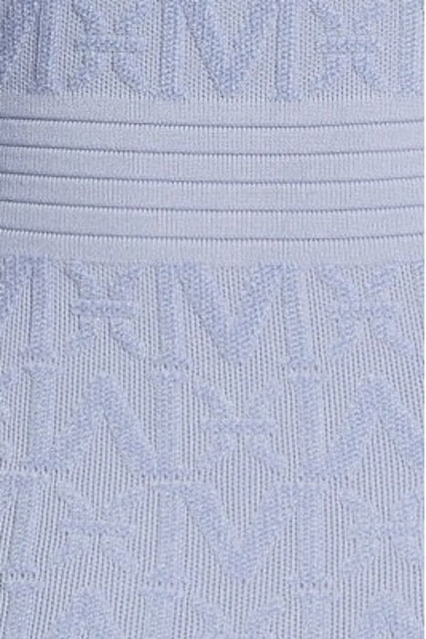 PENELOPE ALL OVER DUST LIGHT MINI DRESS BLUE 5