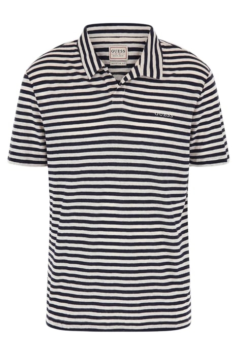 SS GUESS EMBRO STRIP NAVY AND STONE STRIP 4