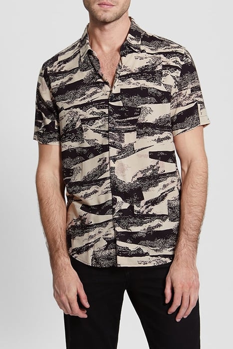 SS ECO RAYON ABSTRCT ABSTRACT COLLAGE 1