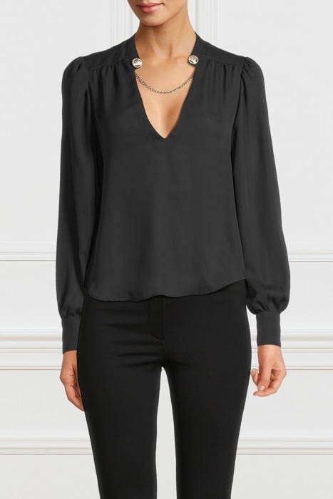 EVA BLOUSE JET BLACK 1
