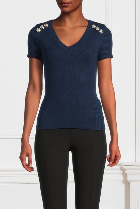 TETI SS VN SWEATER T SECRET BLUE 1