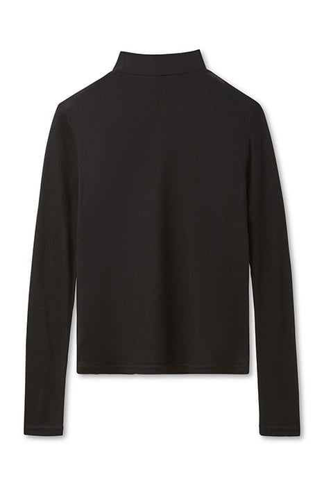 SHEER MOCKNECK BLACK 4