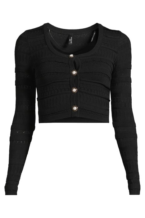 FLIRT CARDIGAN JET BLACK 3