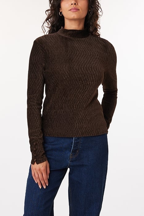 VELVET MOCKNECK HOT FUDGE 1