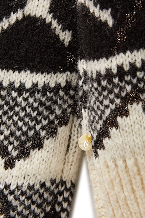 SWEATER CARDIGAN EGGNOG/CHAMPAGNE 7