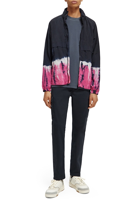 STUART- GARMENT-DYED PIMA COTTON CARGO PANT NAVY 3