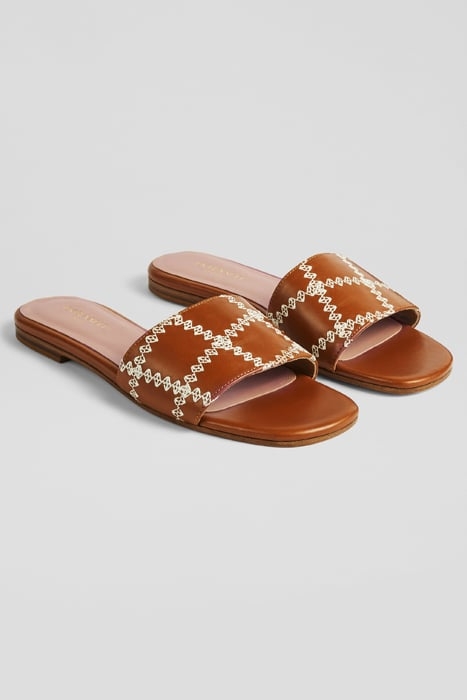 FLS HEMA WHIPSTITCH SANDAL SADDLE 2