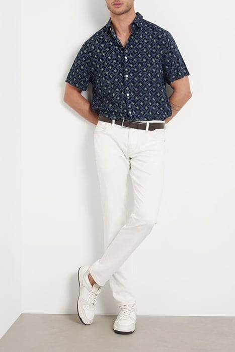 SS COLLIN AOP SHIRT SMART BLUE ROPE SMAL 3