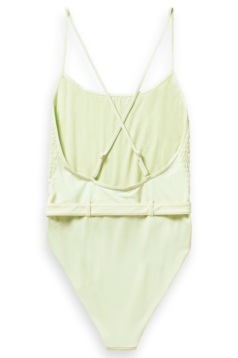 STRUCTURED SWIMSUIT WITH FIXED BELT CITRUS 4