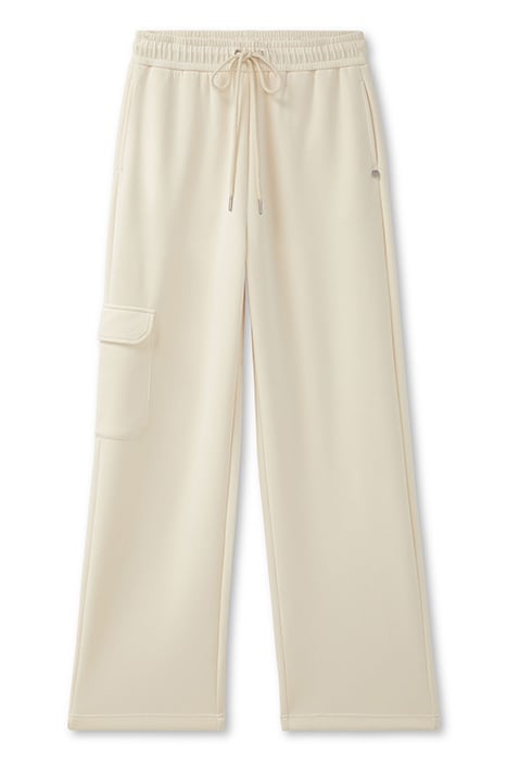 WIDE LEG SIMPLE CARGO EGGNOG 3