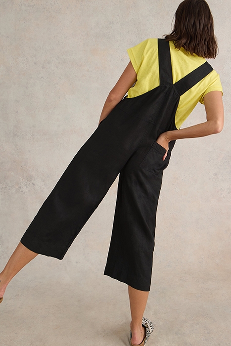 VIOLA LINEN DUNGAREE PURE BLACK 4