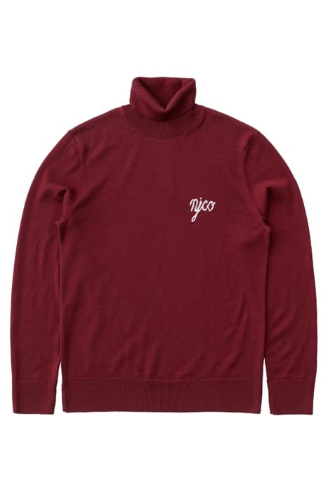 CORNELIS ROLL NECK NJCO CHERRY 2