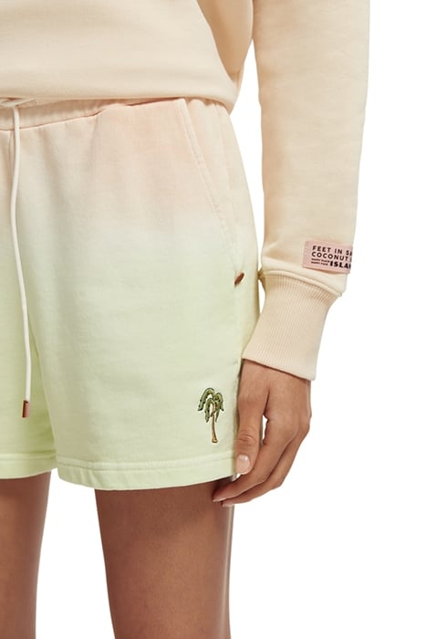 GARMENT DYED ORGANIC COTTON SHORT SALMON 7