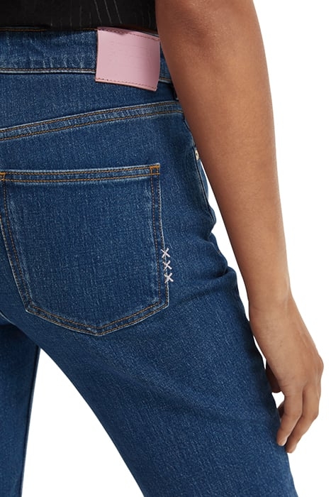 HIGH FIVE HIGH-RISE SLIM JEANS — FIFTIES BLUE 8