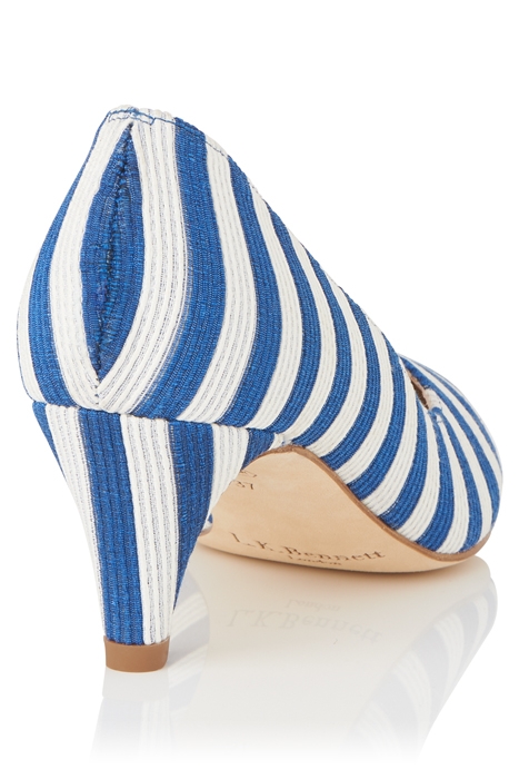 HELGA SINGLE SOLE COURT BLUE/WHITE 4
