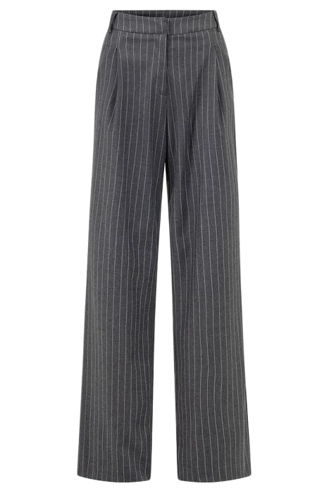 CARA PINSTRIPE PANTS GREY MELANGE 3