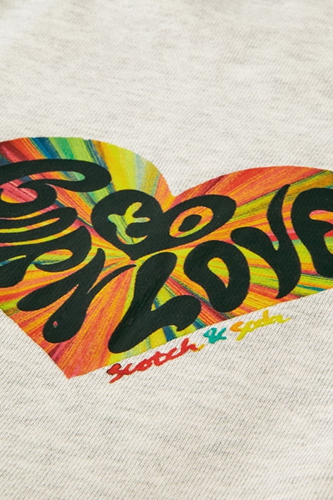 BORN TO LOVE UNISEX JOGGER PANT OFF WHITE MELANGE 8