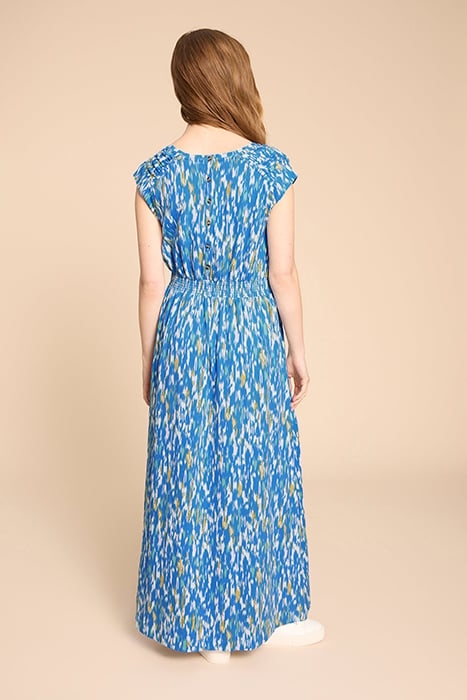 DARCIE JERSEY MAXI DRE BLUE PRINTED 2