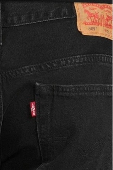 LSE STRAIGHT JEANS BLACK 5