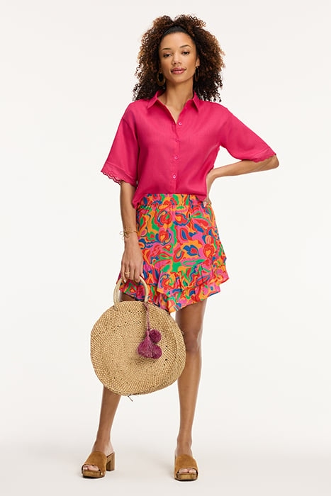 LADIES BOLOGNA SKIRT GROOVY LOVE ORANGE SUN GROOVY LOVE 7