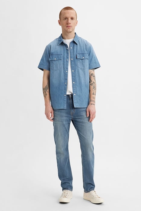 502 STRAIGHT JEANS BLUE 1