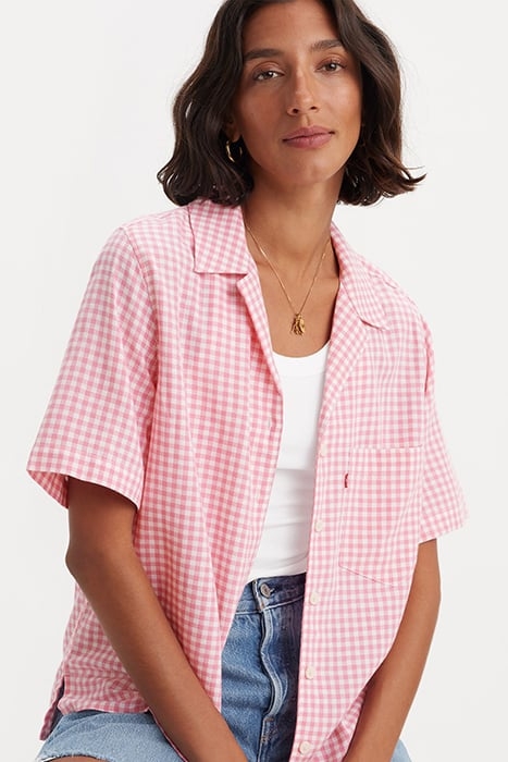 JOYCE BUTTON-DOWN SHIRT PINK 4