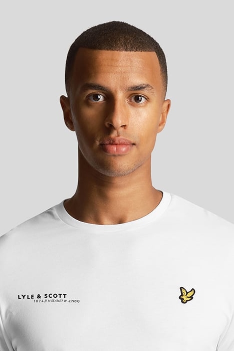 CO-ORDINATE PRINT PLAIN LONG SLEEVE T-SHIRT WHITE 5